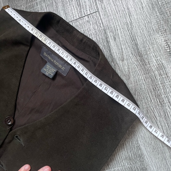 Vintage dark green west - Picture 2 of 5